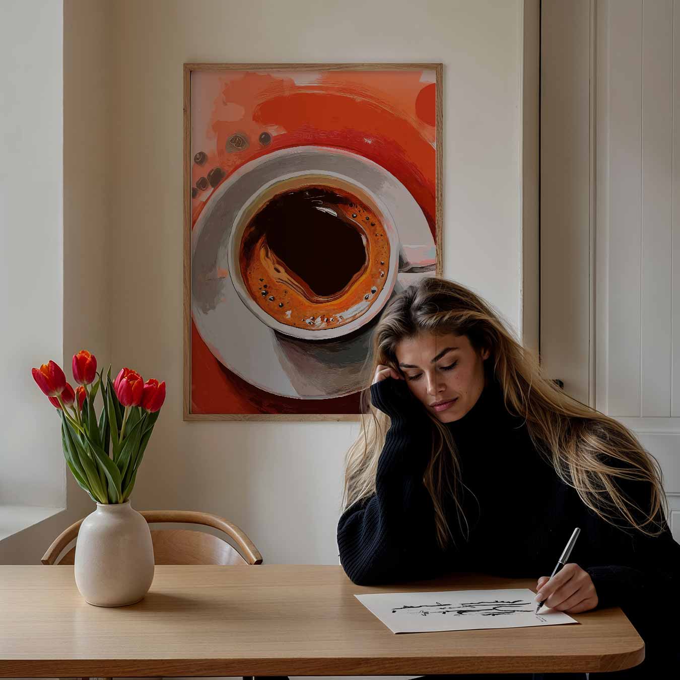 Espresso Bliss Art Poster-WallArtistic