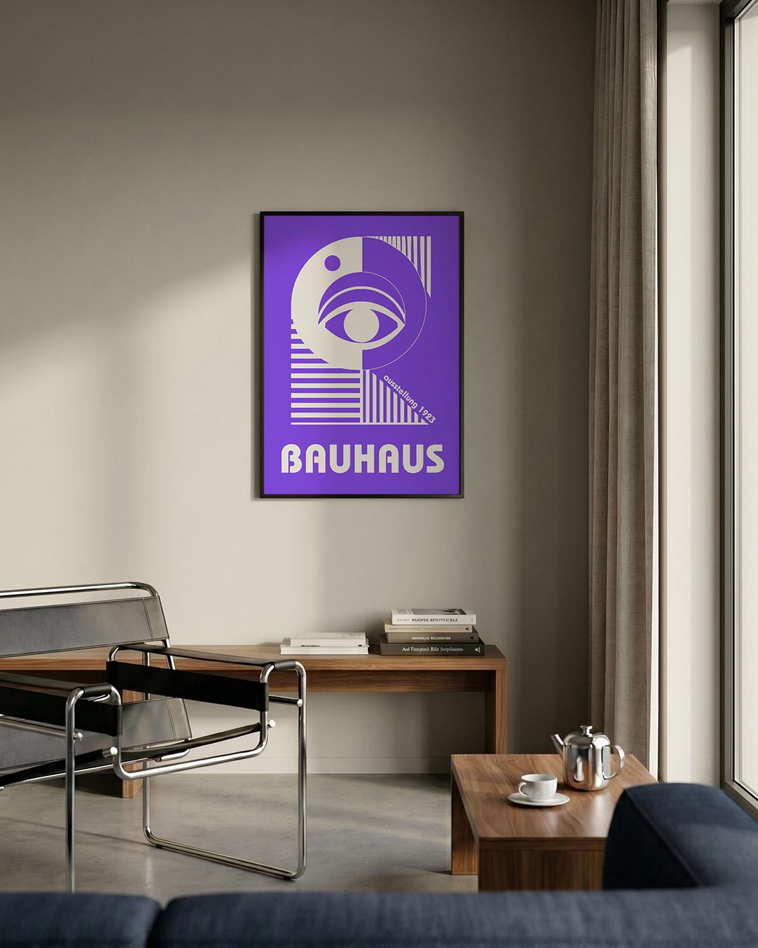 Oog en lijnen Poster
