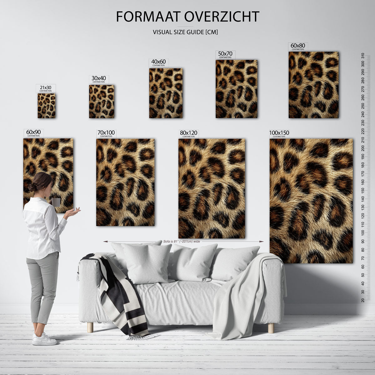 Luipaardprint Poster