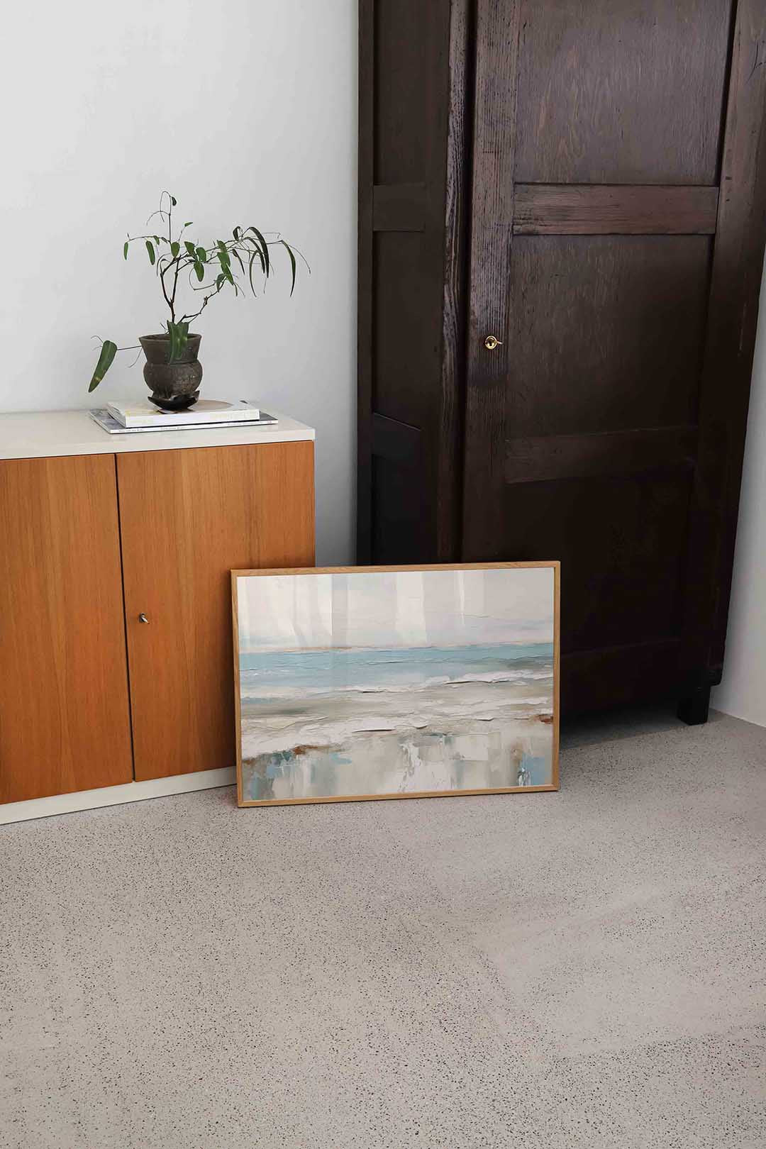 Strand en zee Poster