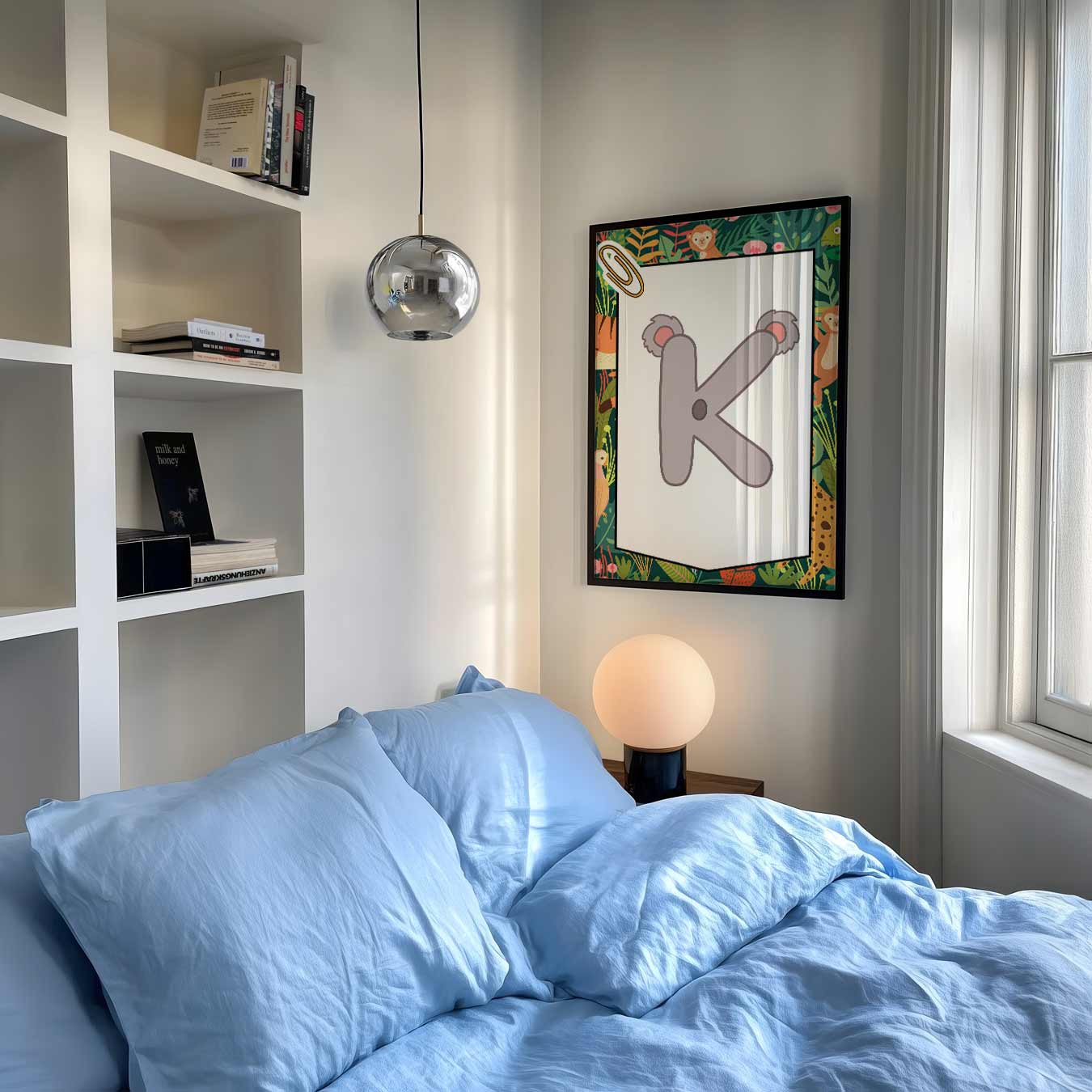 Jungle Vibes Koala Alfabet Poster-WallArtistic