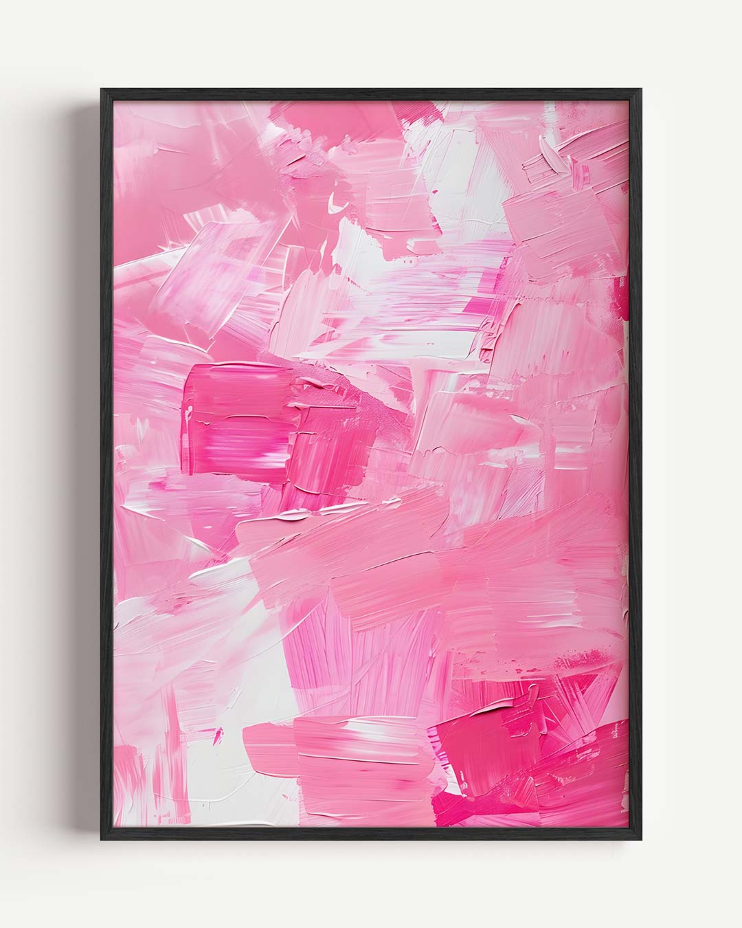 Romantische Roze Abstracte Poster-WallArtistic