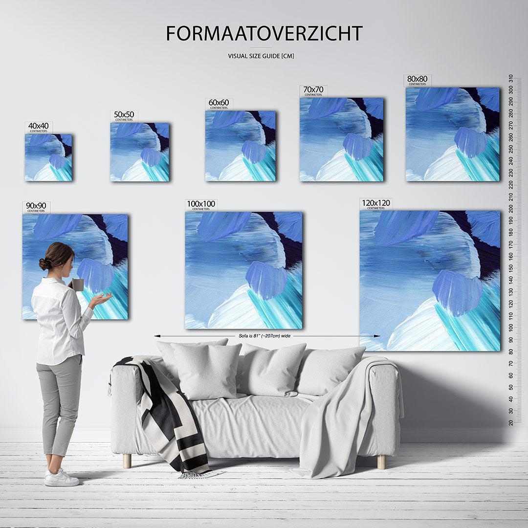 Kleurencompositie Kunstwerk