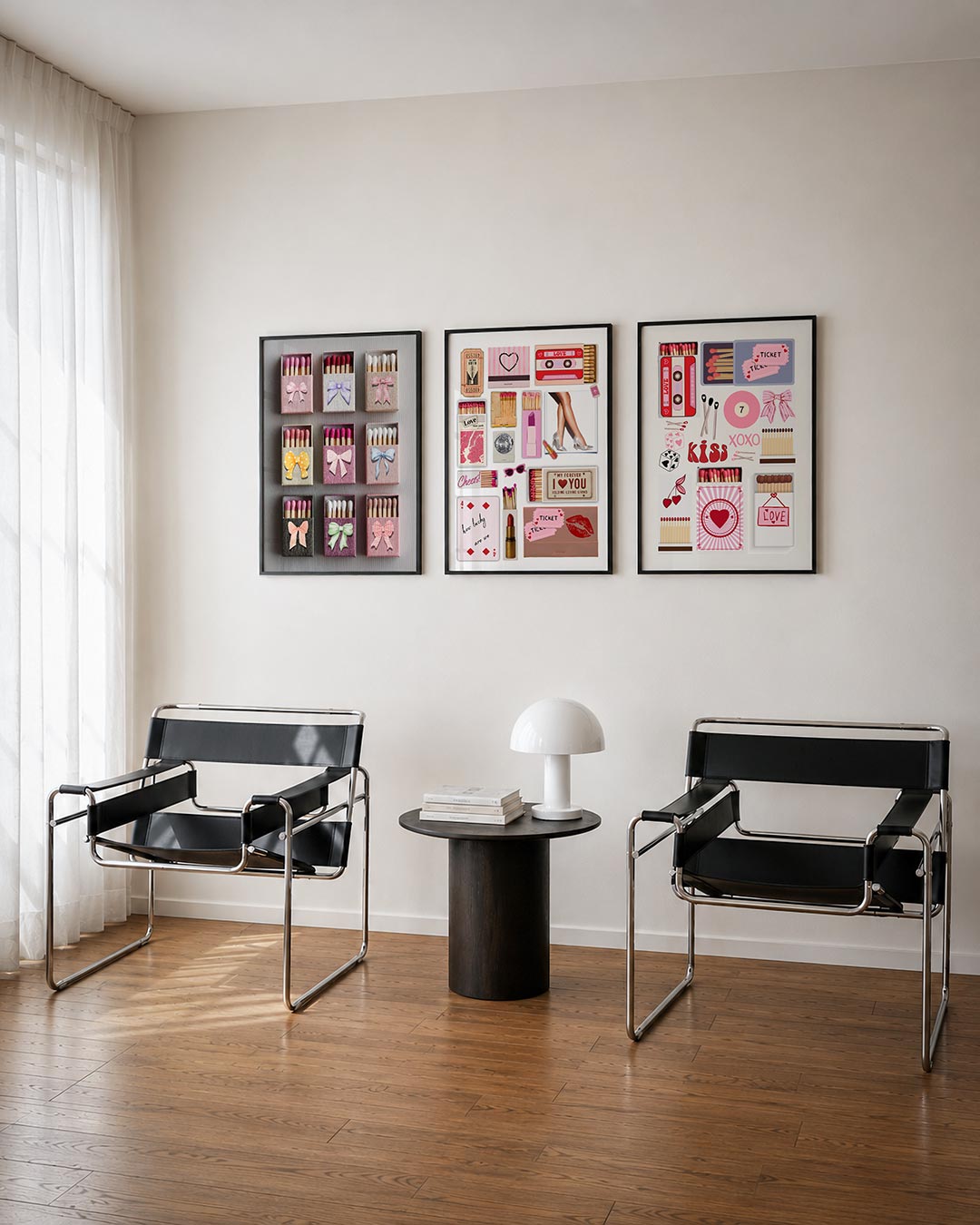 Strikjes en lucifers Posterset