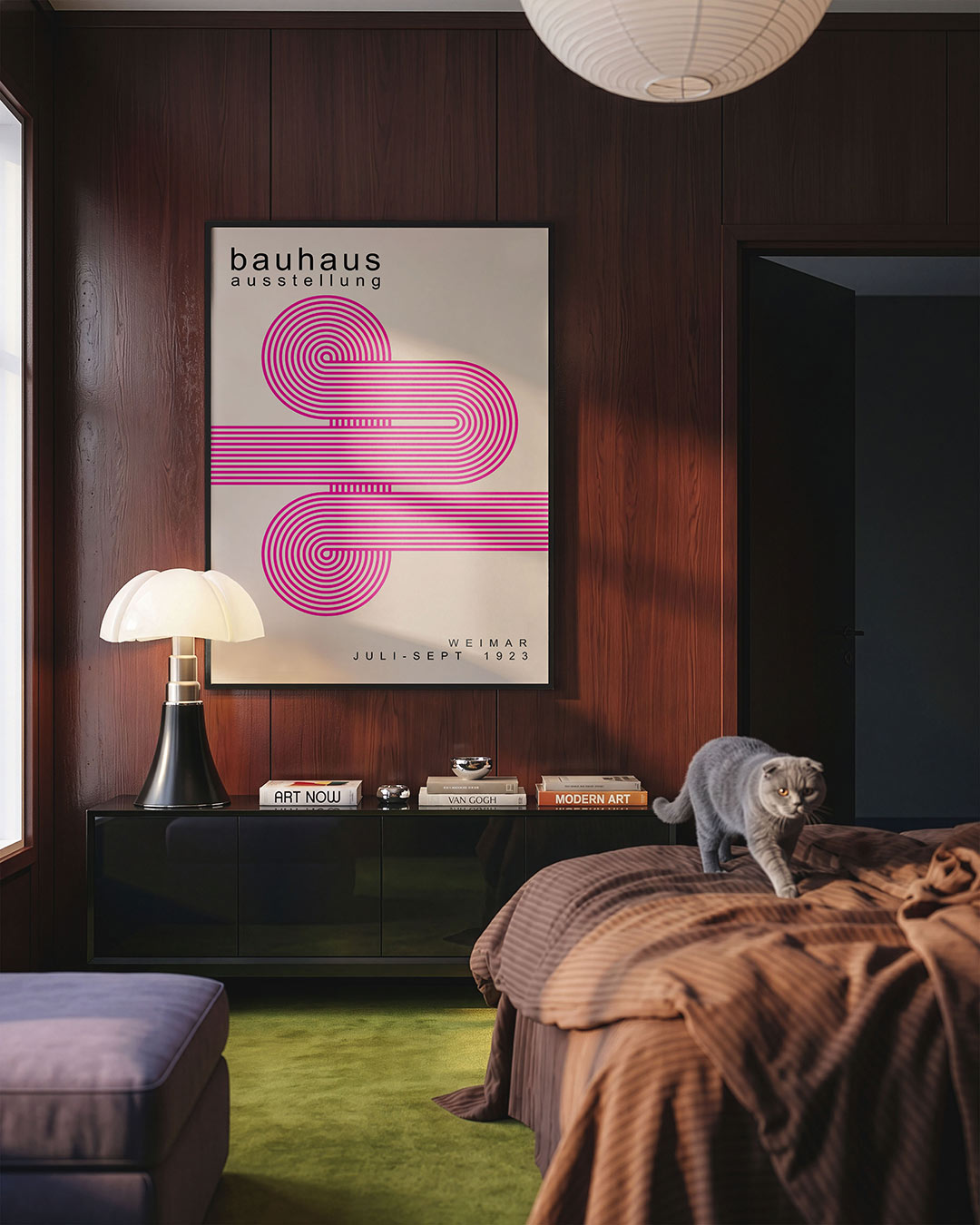Lijnen en kleurvlakken Poster