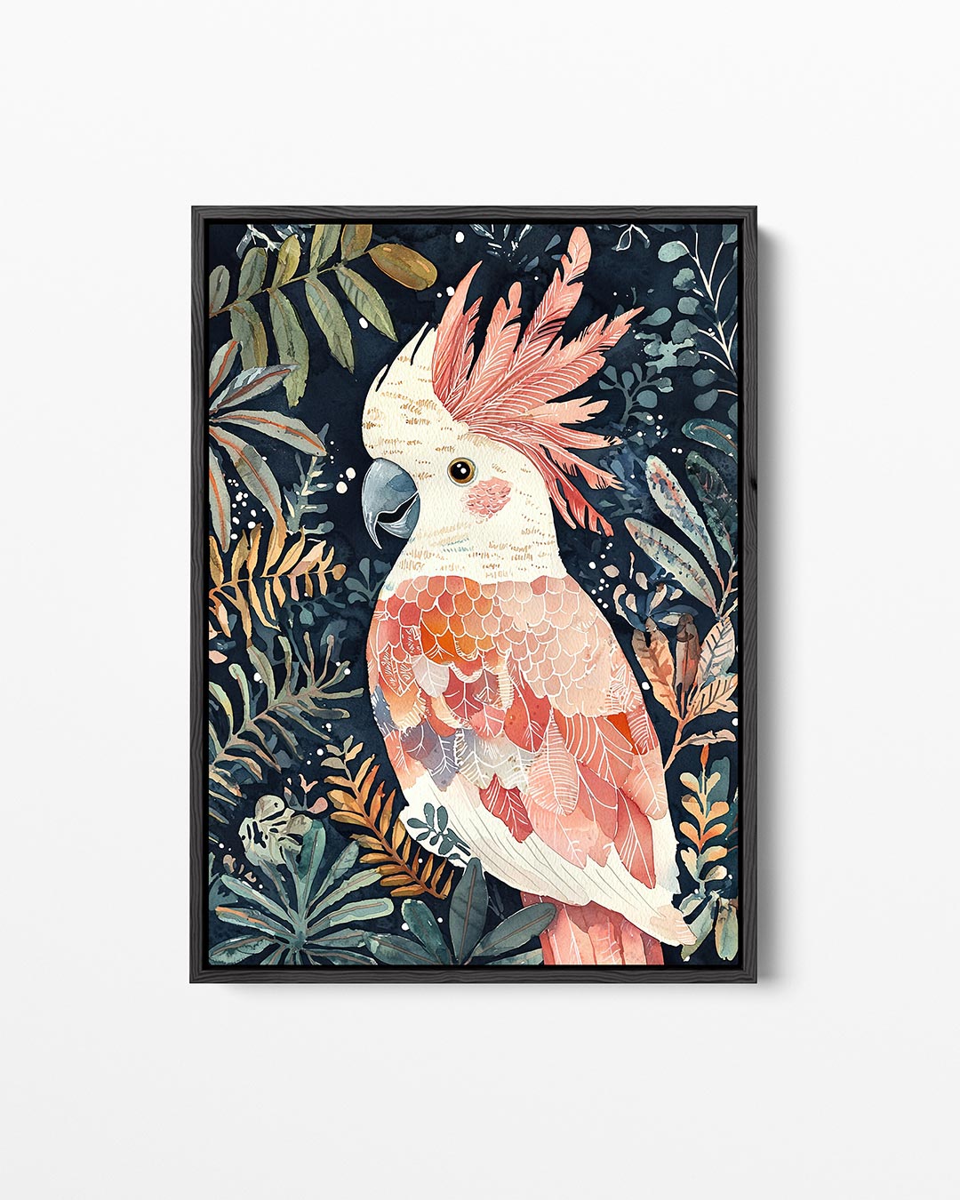 Vrolijke papegaai Kunstwerk