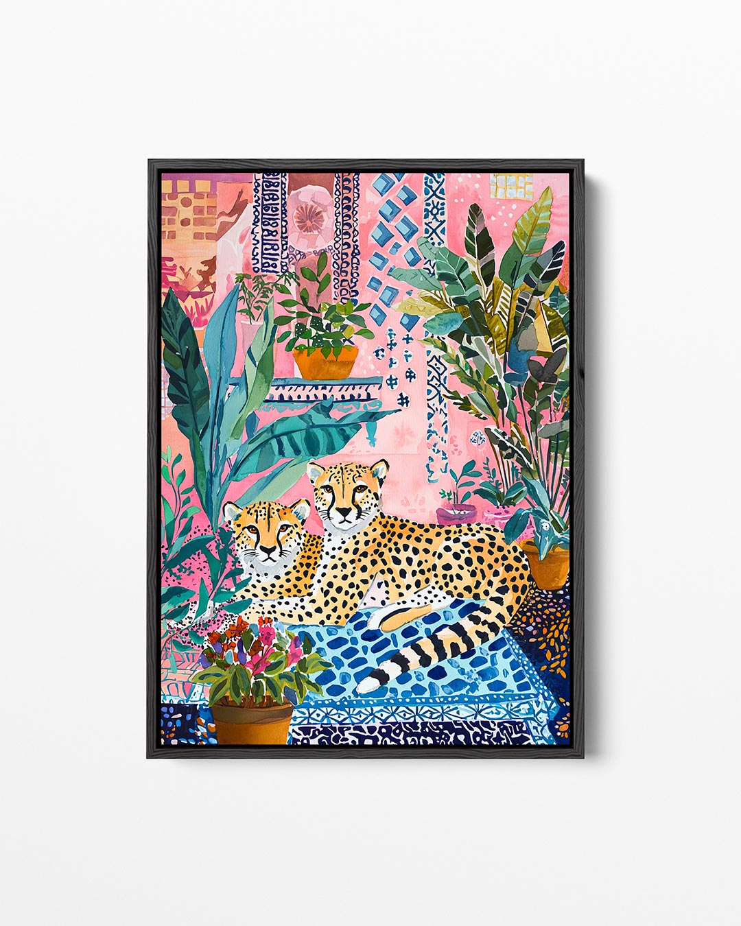Exotische dieren en planten Kunstwerk