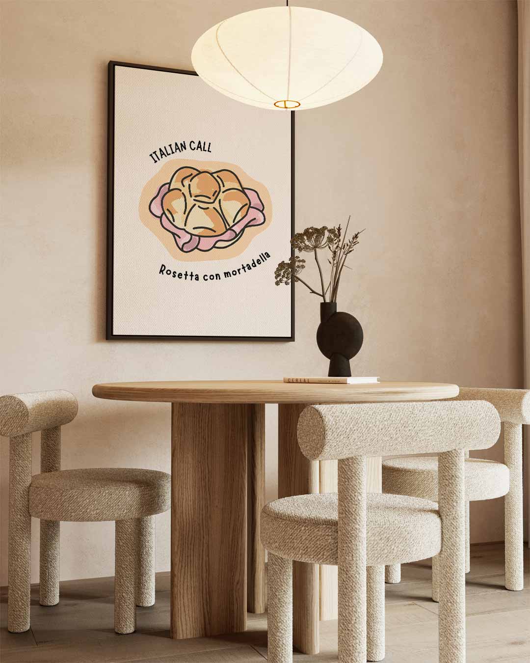 Italiaanse Broodjesliefde Kunstwerk-canvas-dibond-plexiglas-wanddecoratie-WallArtistic