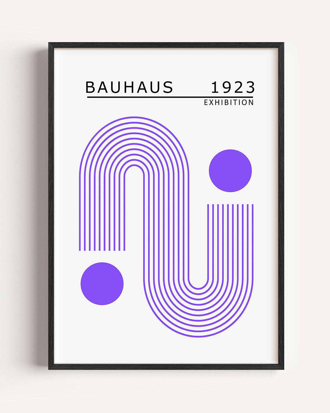 Lijnen en cirkels Poster