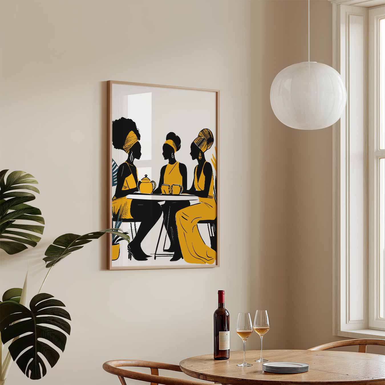 Stijlvolle Vriendschap Poster-WallArtistic