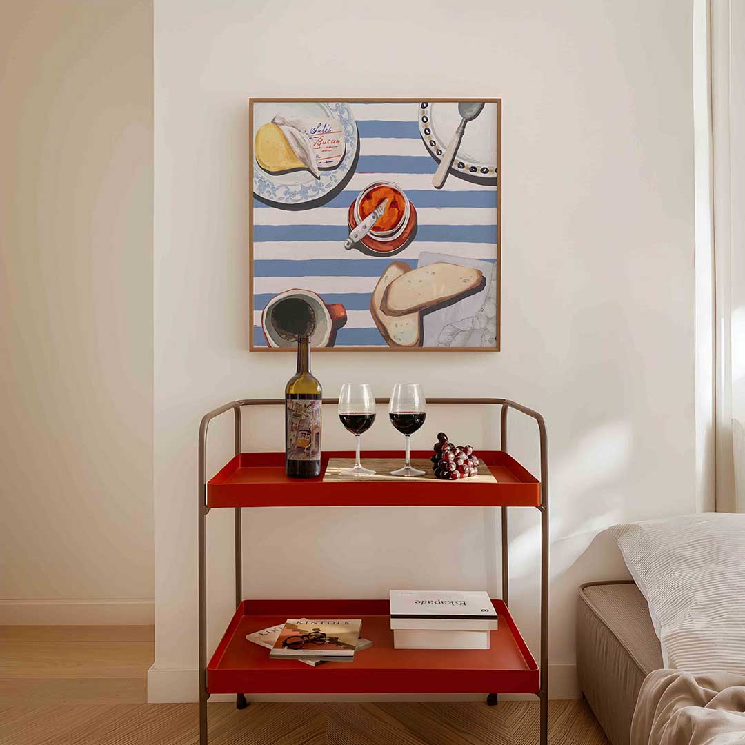Ontbijt tafel Poster