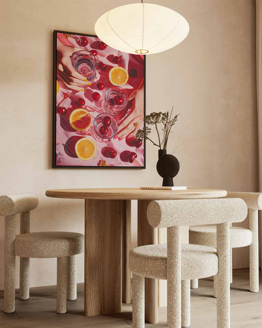 Zomers Fruit en Glazen Kunstwerk Kunstwerk-canvas-dibond-plexiglas-wanddecoratie-WallArtistic