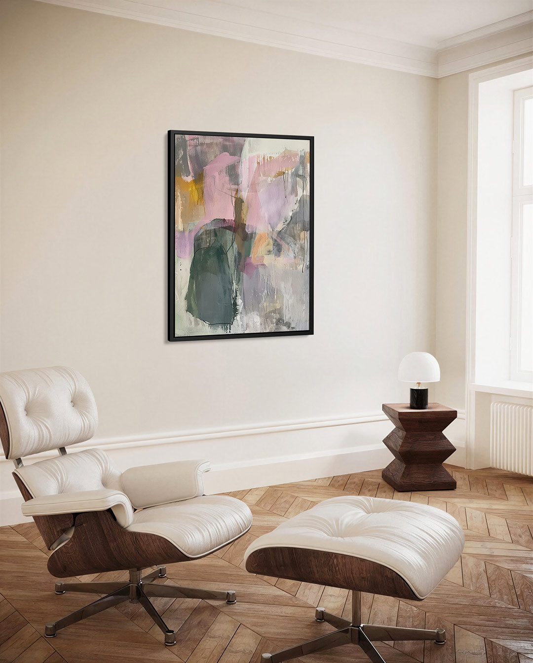 Kleurrijke vormen Kunstwerk