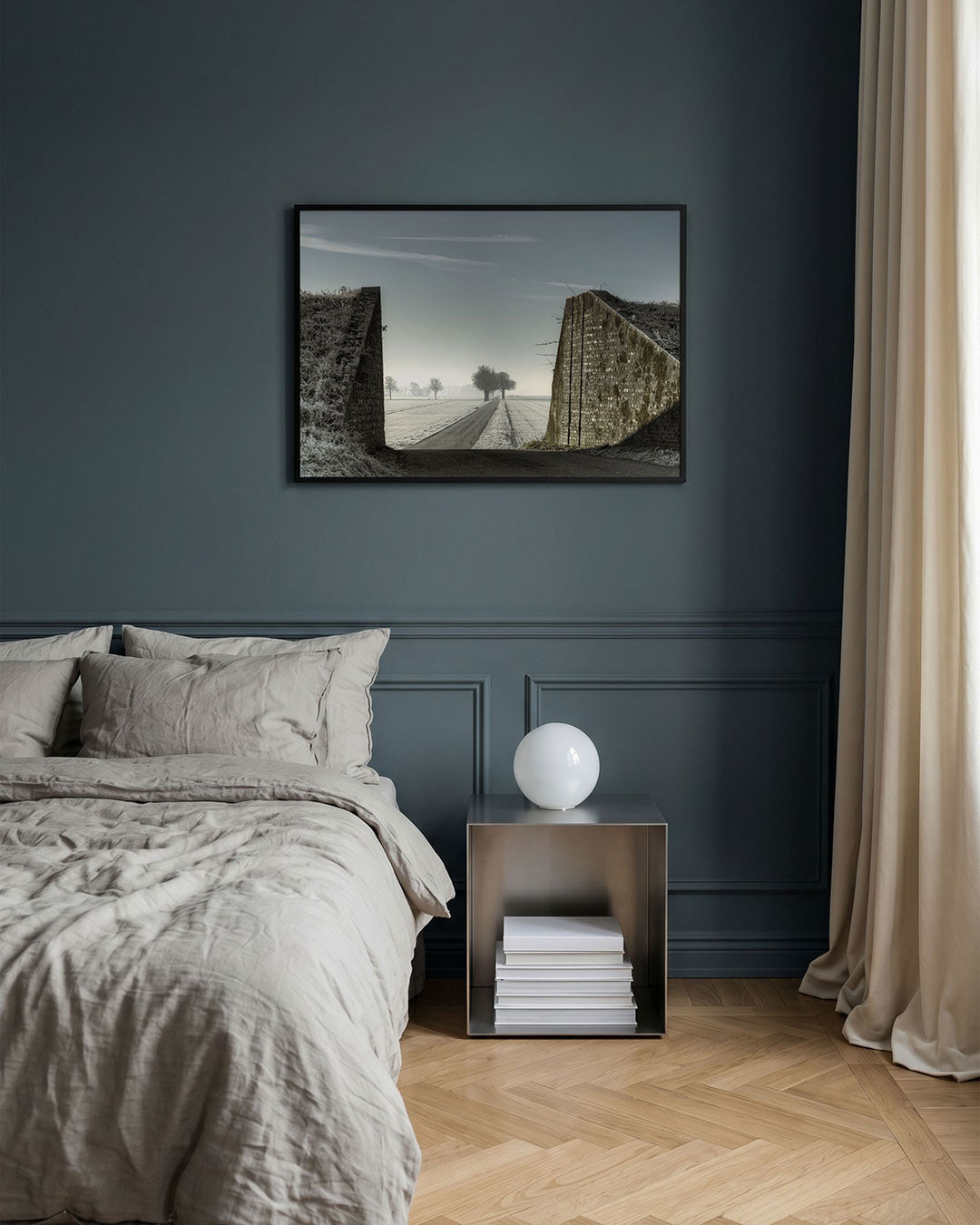 Winterse weg Poster