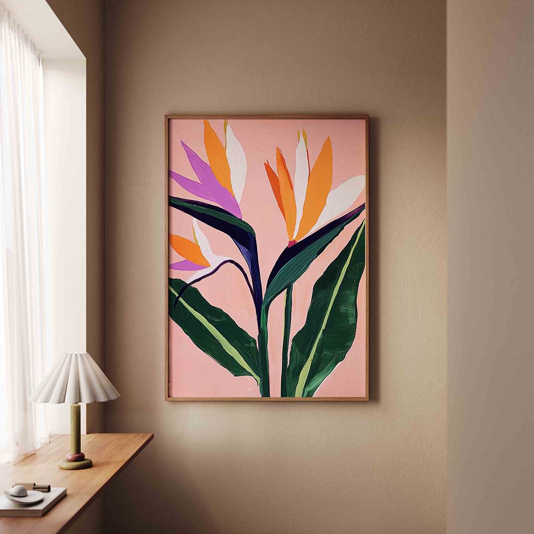 Paradijsvogelbloem Poster