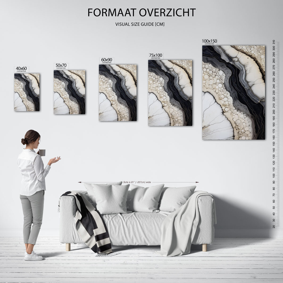 Organische vormen Kunstwerk