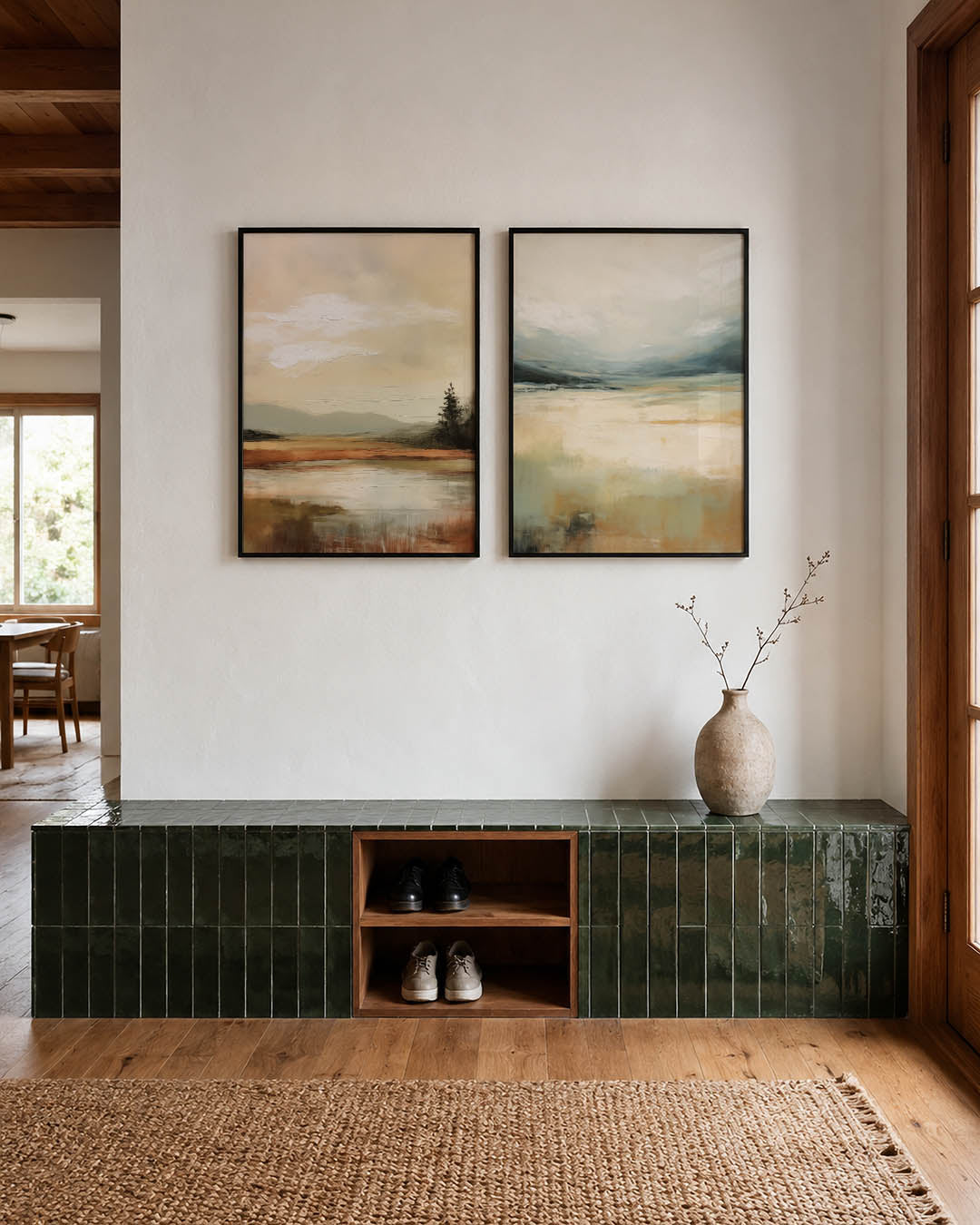 Landschap in lagen Posterset