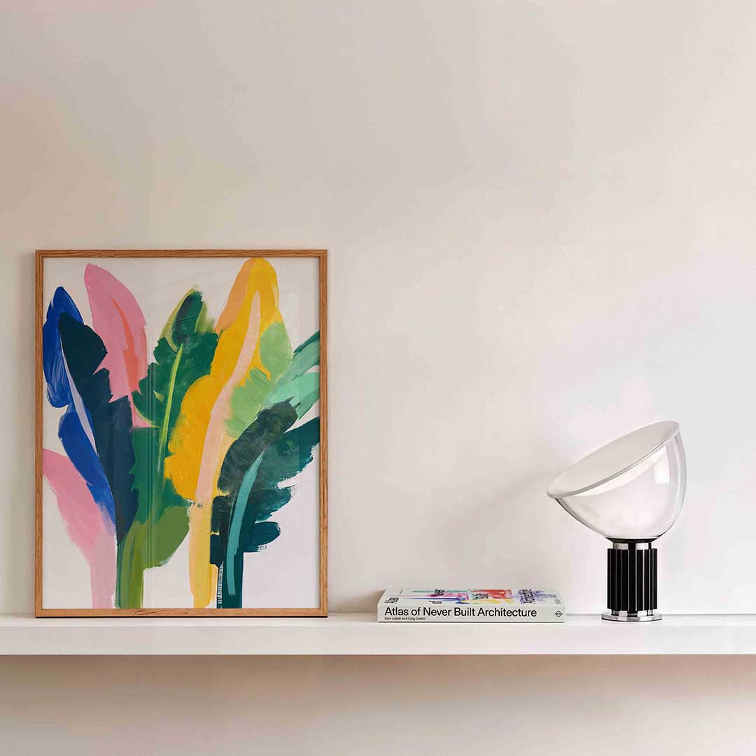 Abstracte bladeren Poster