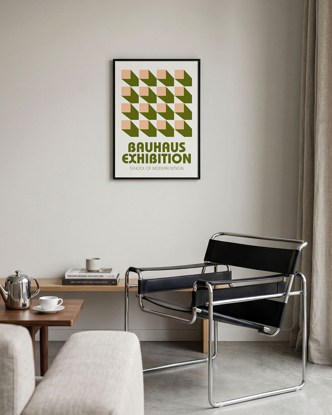 Vormritme en schaduw Poster