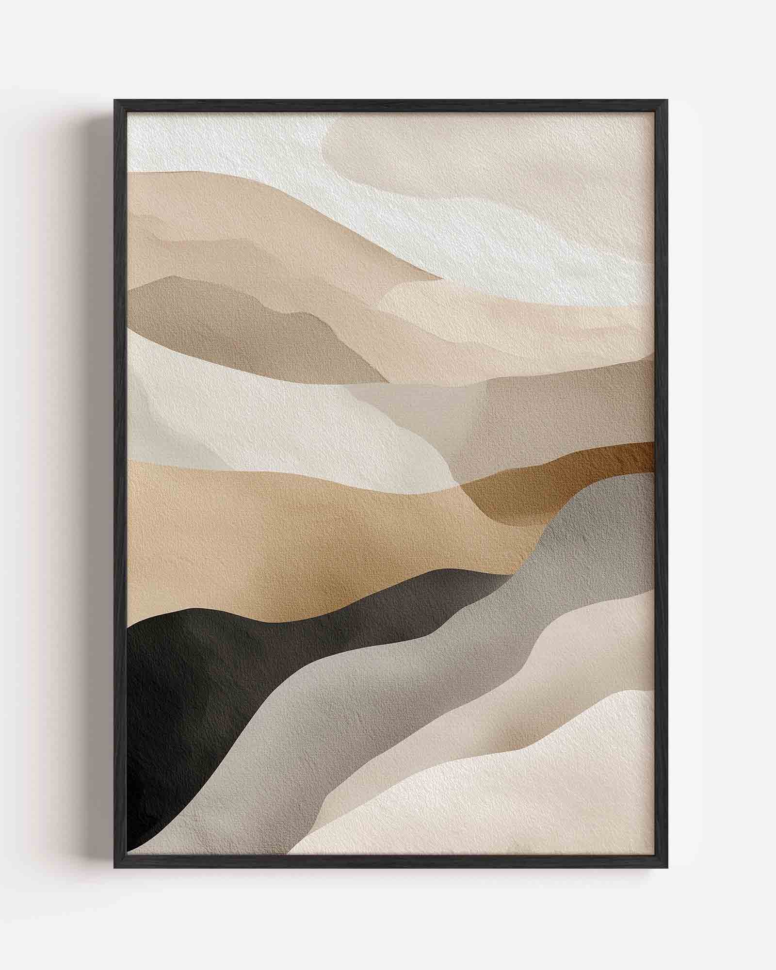 Golvende vormen Poster