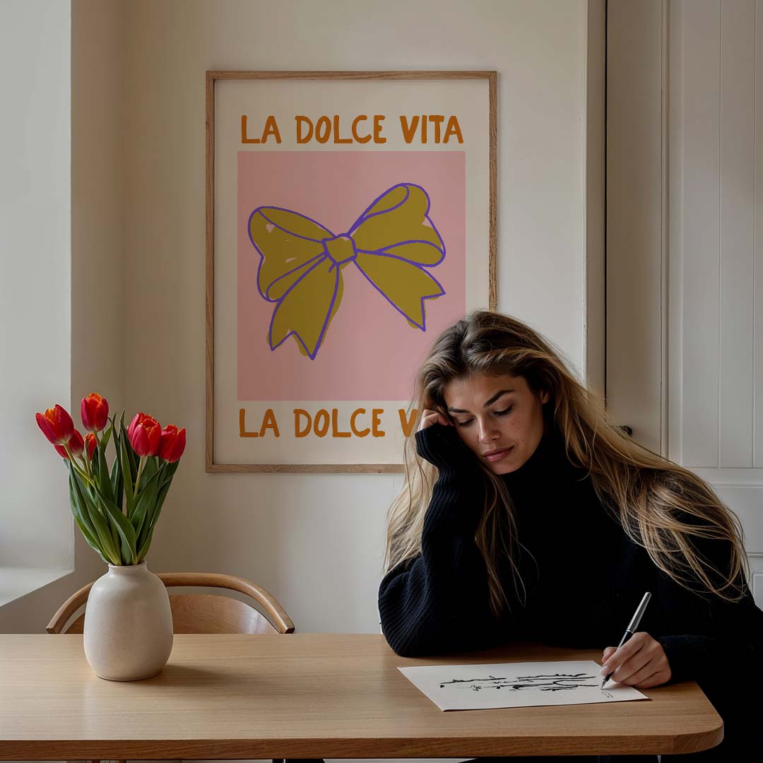 La Dolce Vita Strik Poster-WallArtistic