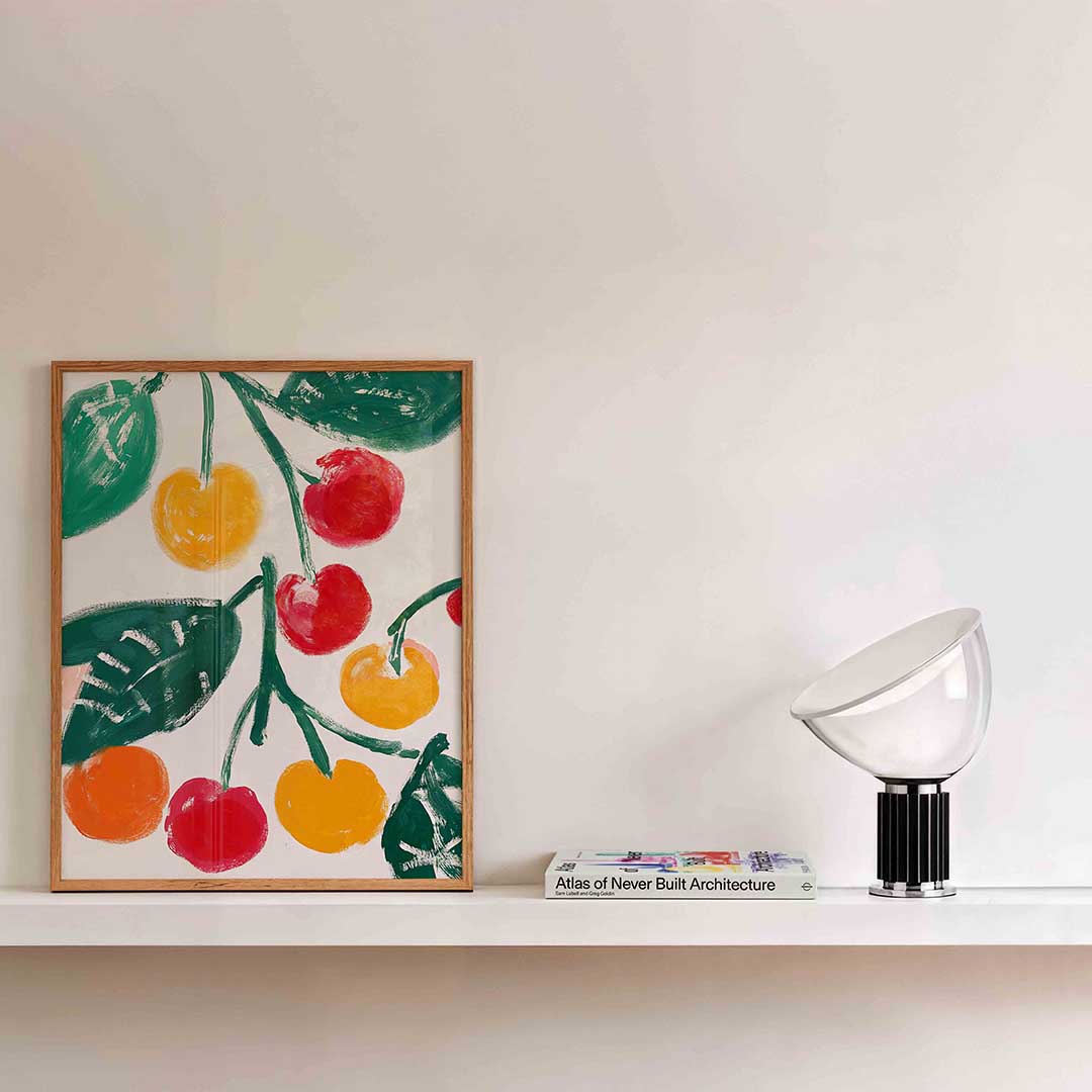 Fruit en bladeren Poster