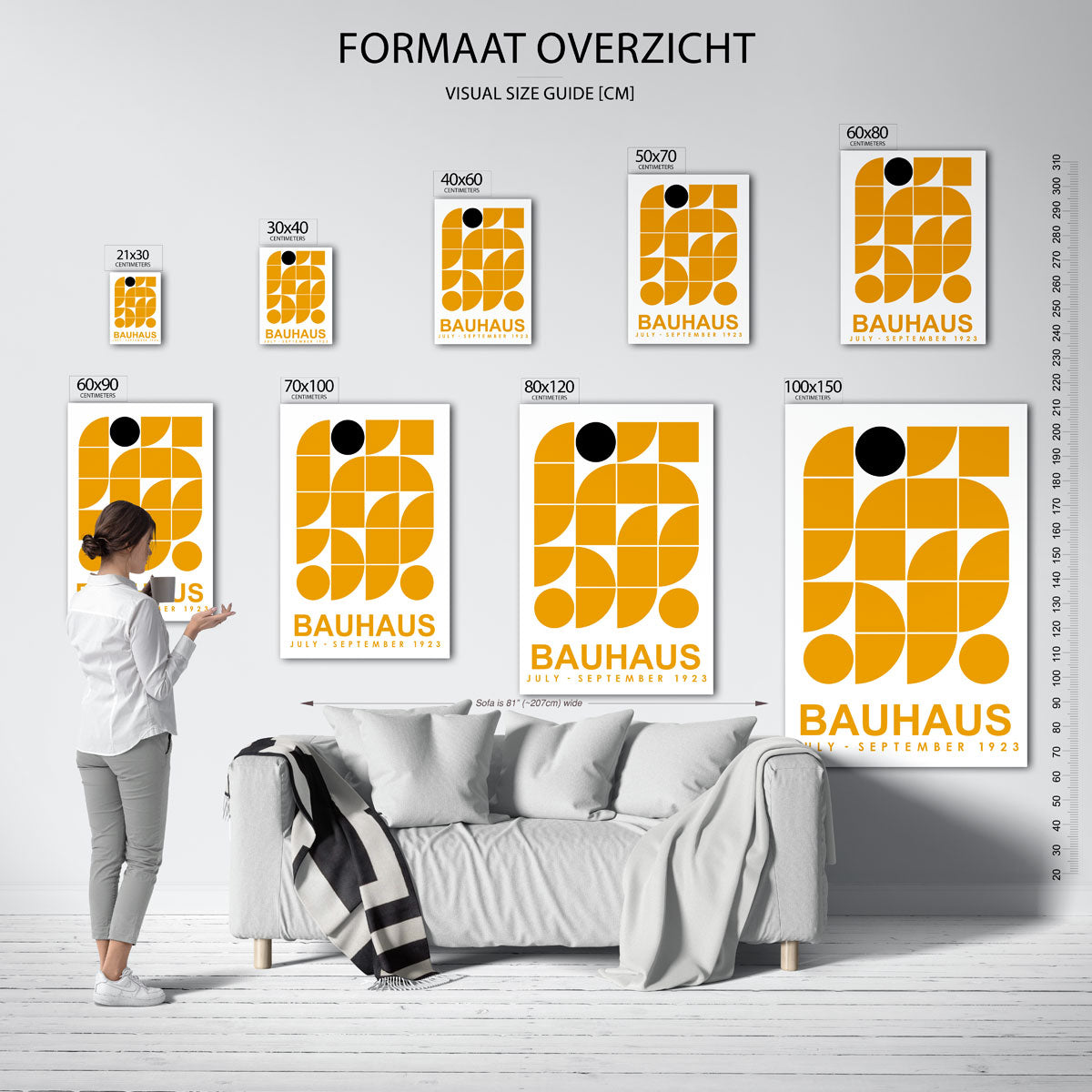 Vormen en vlakken Poster
