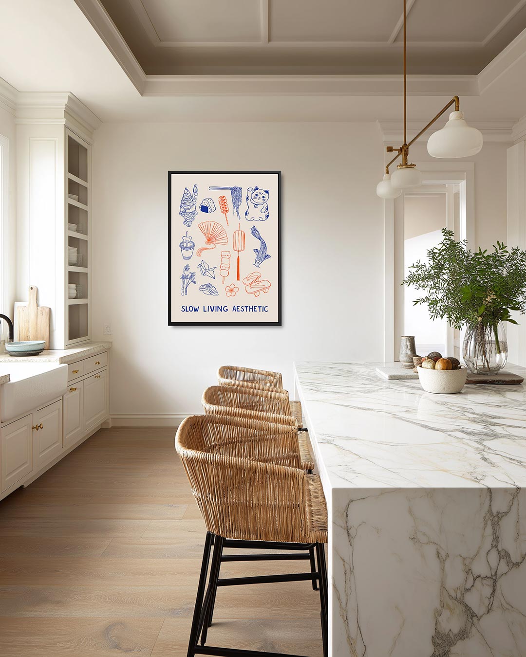 Illustratieve symbolen Kunstwerk
