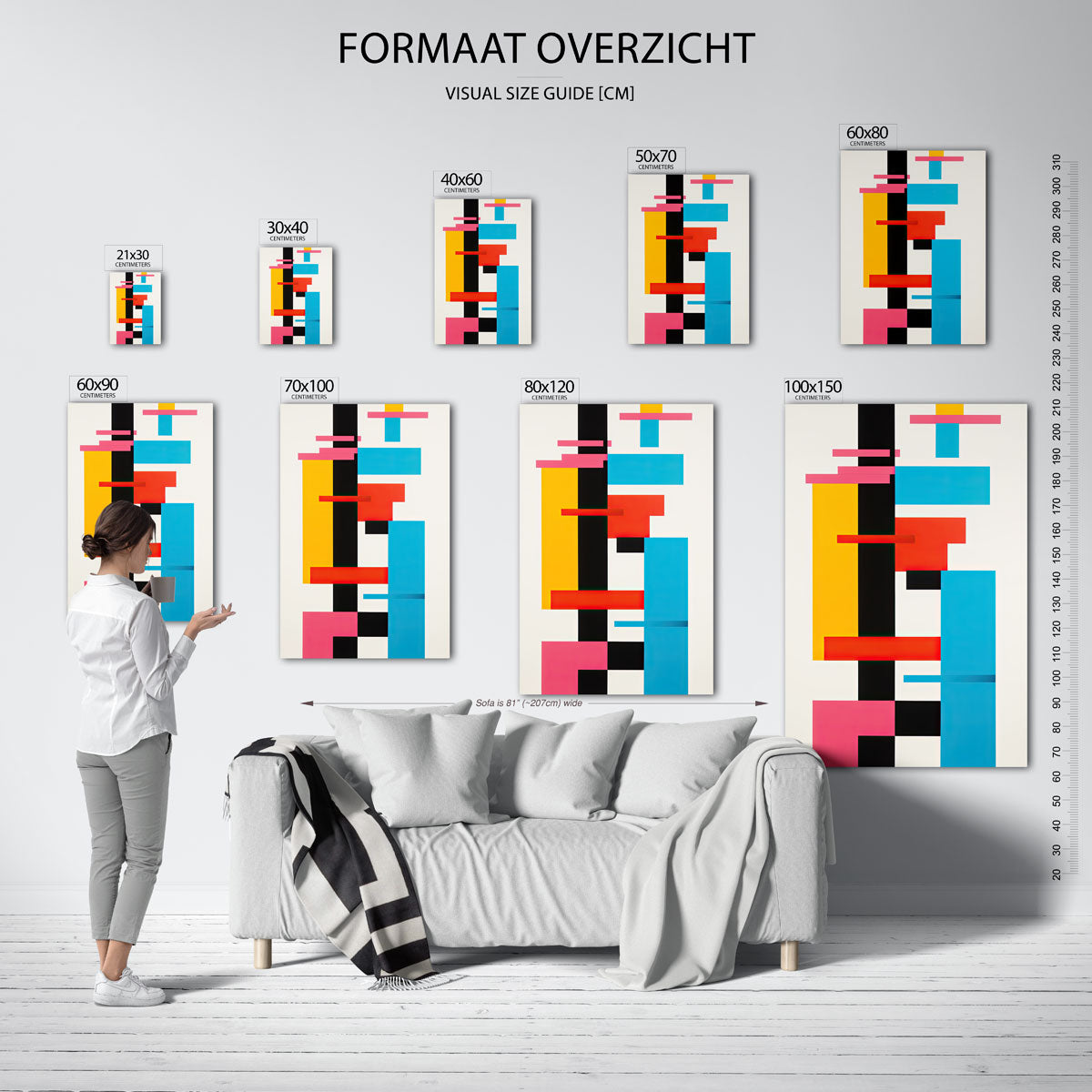 Geometrische vormen Poster