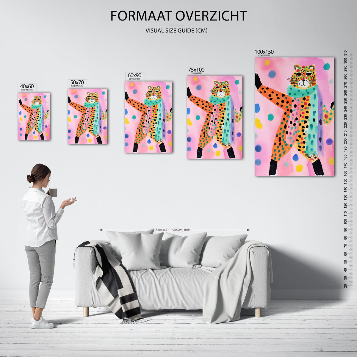 Vrolijke dierenfiguur Kunstwerk