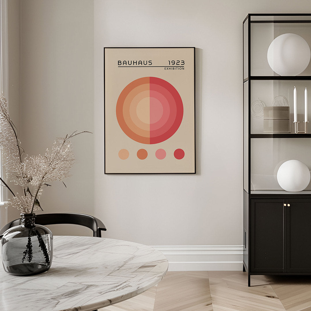 Cirkelvormen en kleur Poster