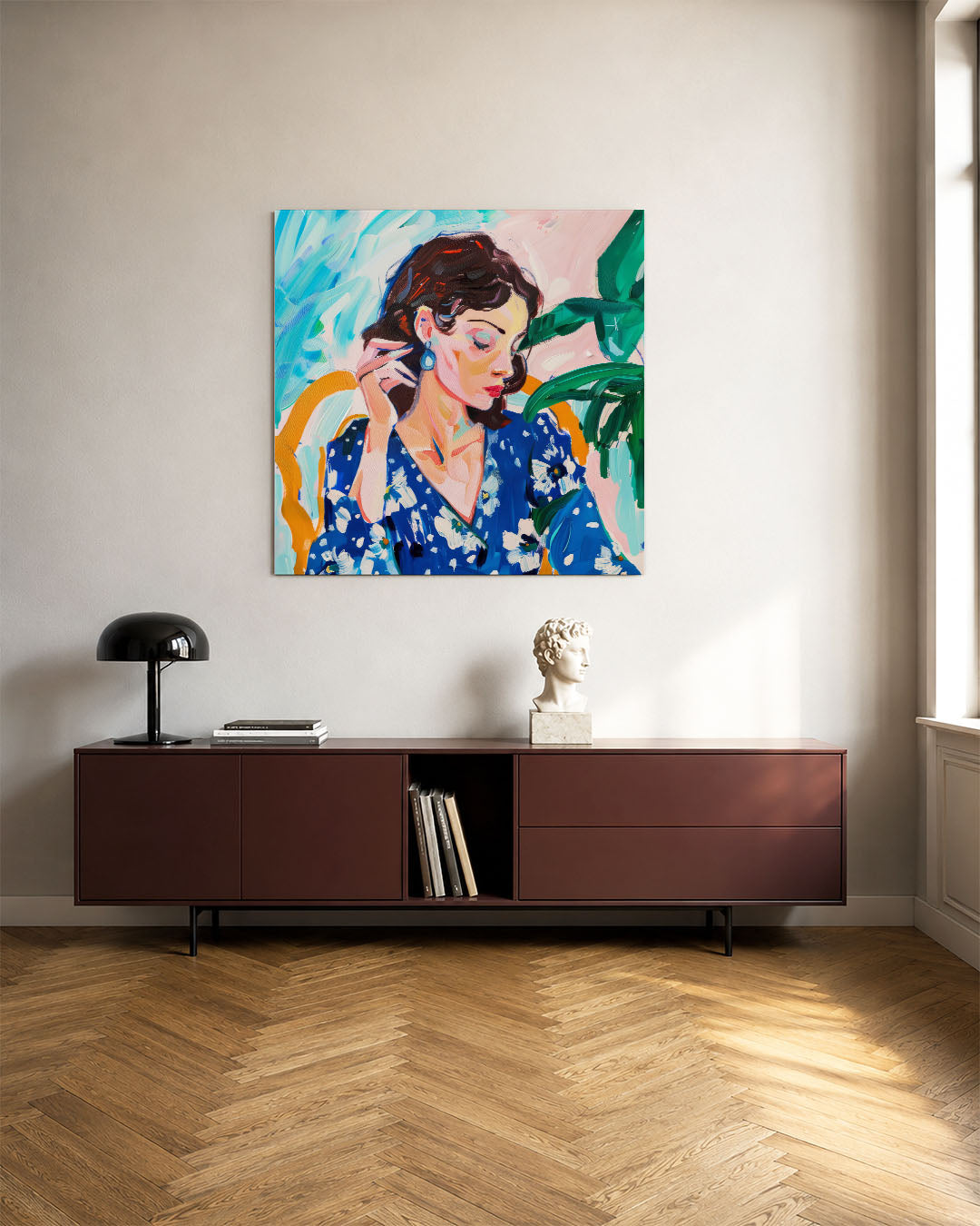 Vrouwelijk portret Kunstwerk