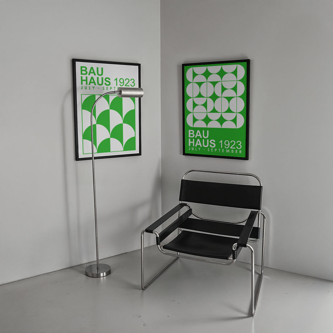 Groene boogpatronen Posterset