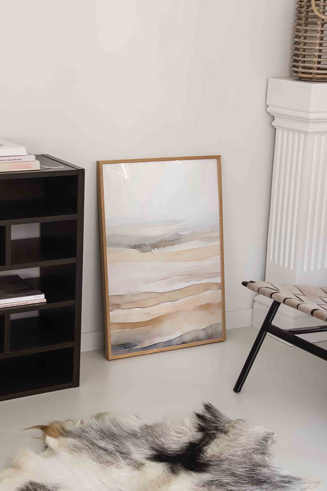 Abstracte lagen Poster