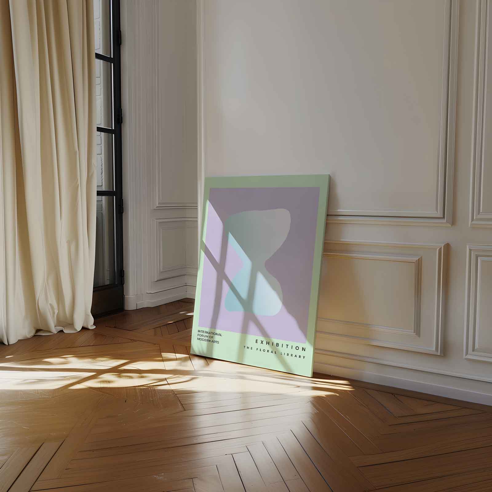 De Bloemenbibliotheek Expositie Poster