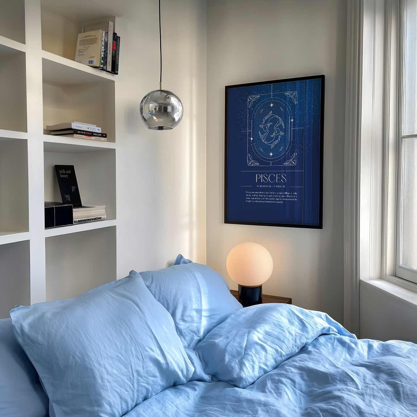 Pisces Zodiac Poster-WallArtistic