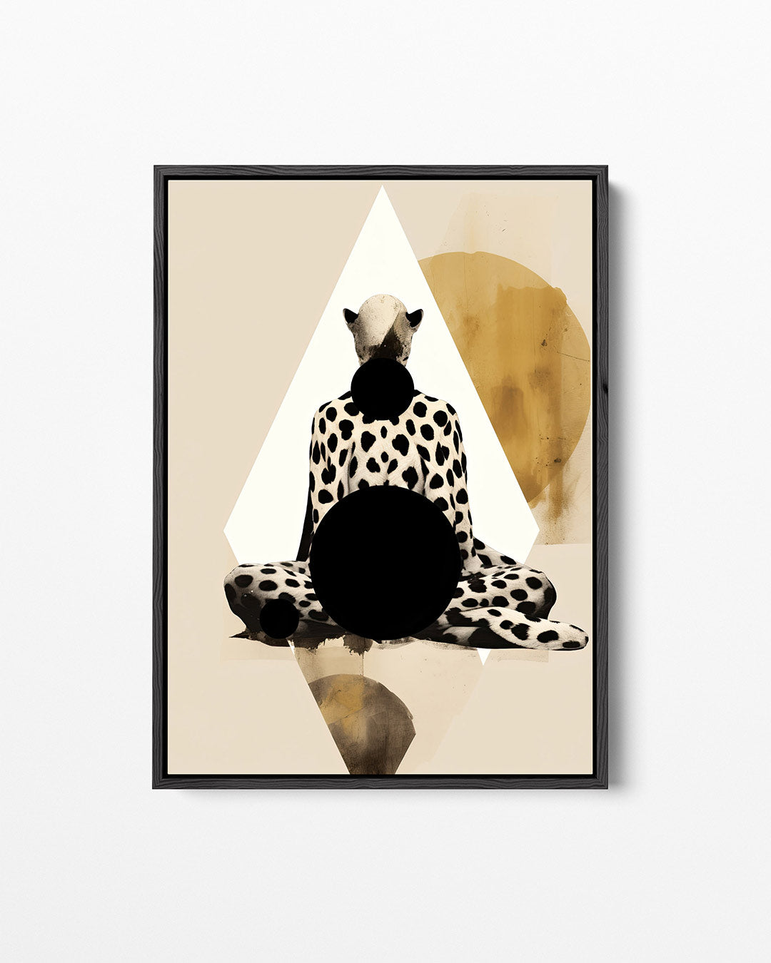 Geometrische dierenfiguur Kunstwerk