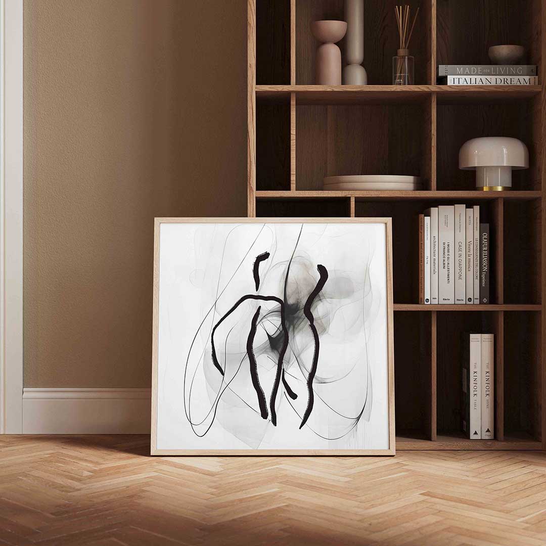 Abstracte lijnen Poster