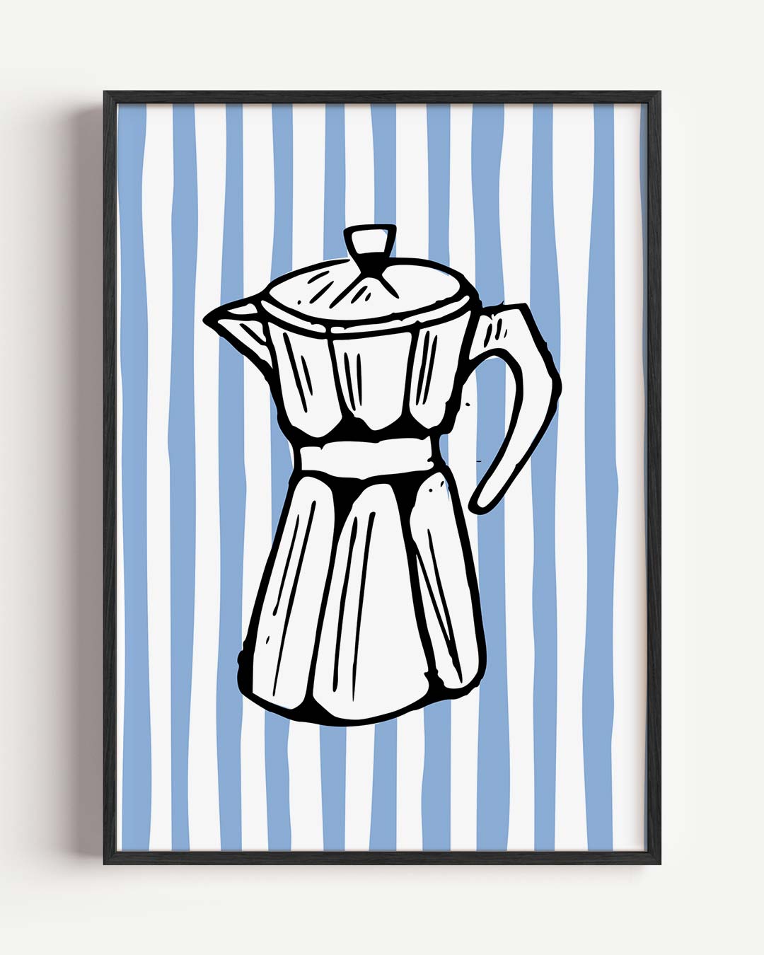 Retro Koffiepot Poster-WallArtistic