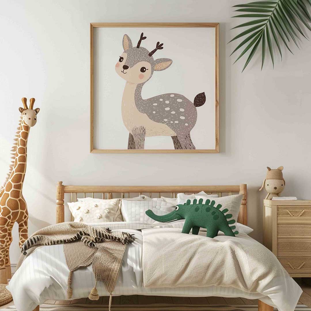 Schattig hert Poster