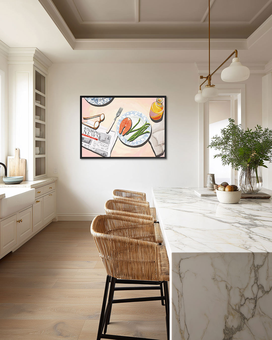 Eettafel compositie Kunstwerk