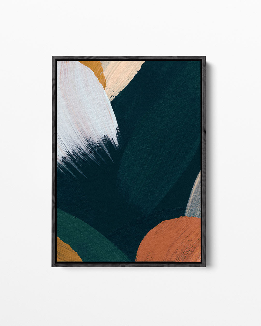 Dynamische kleurencompositie Kunstwerk
