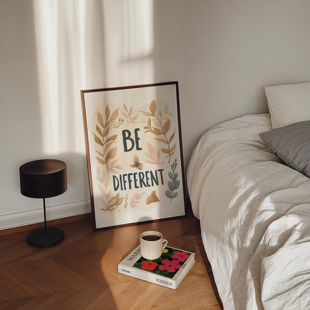 Be Different Poster-WallArtistic