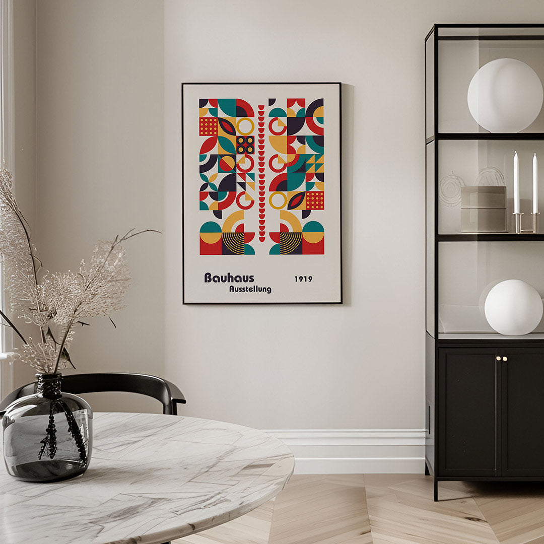 Vormritme en kleur Poster