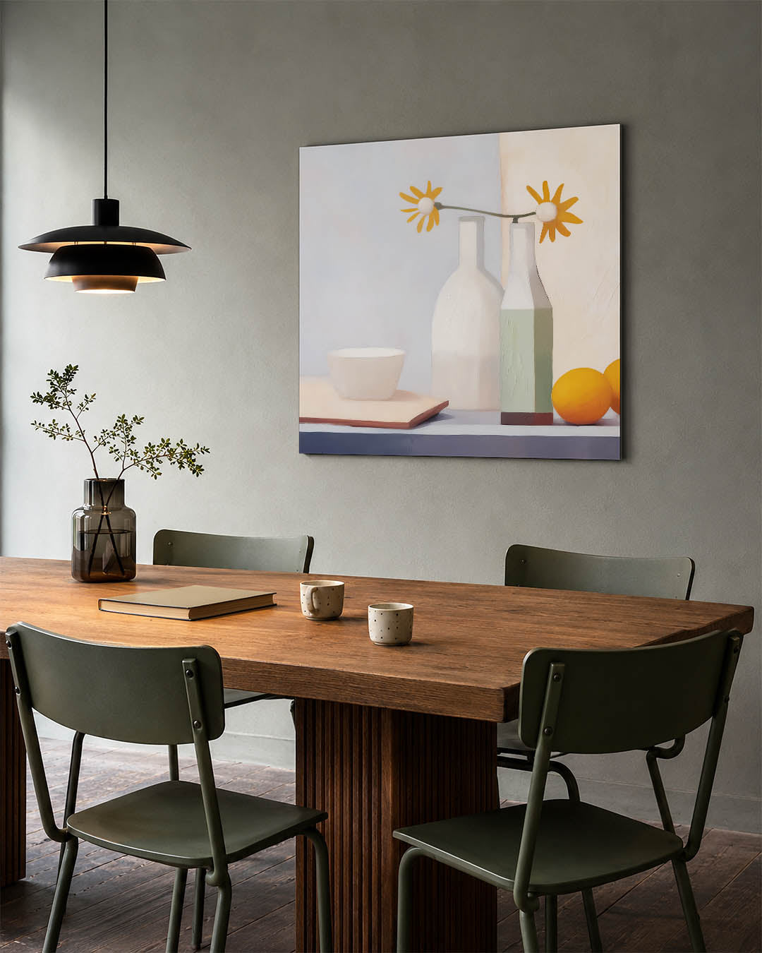 Stilleven met bloemen Kunstwerk