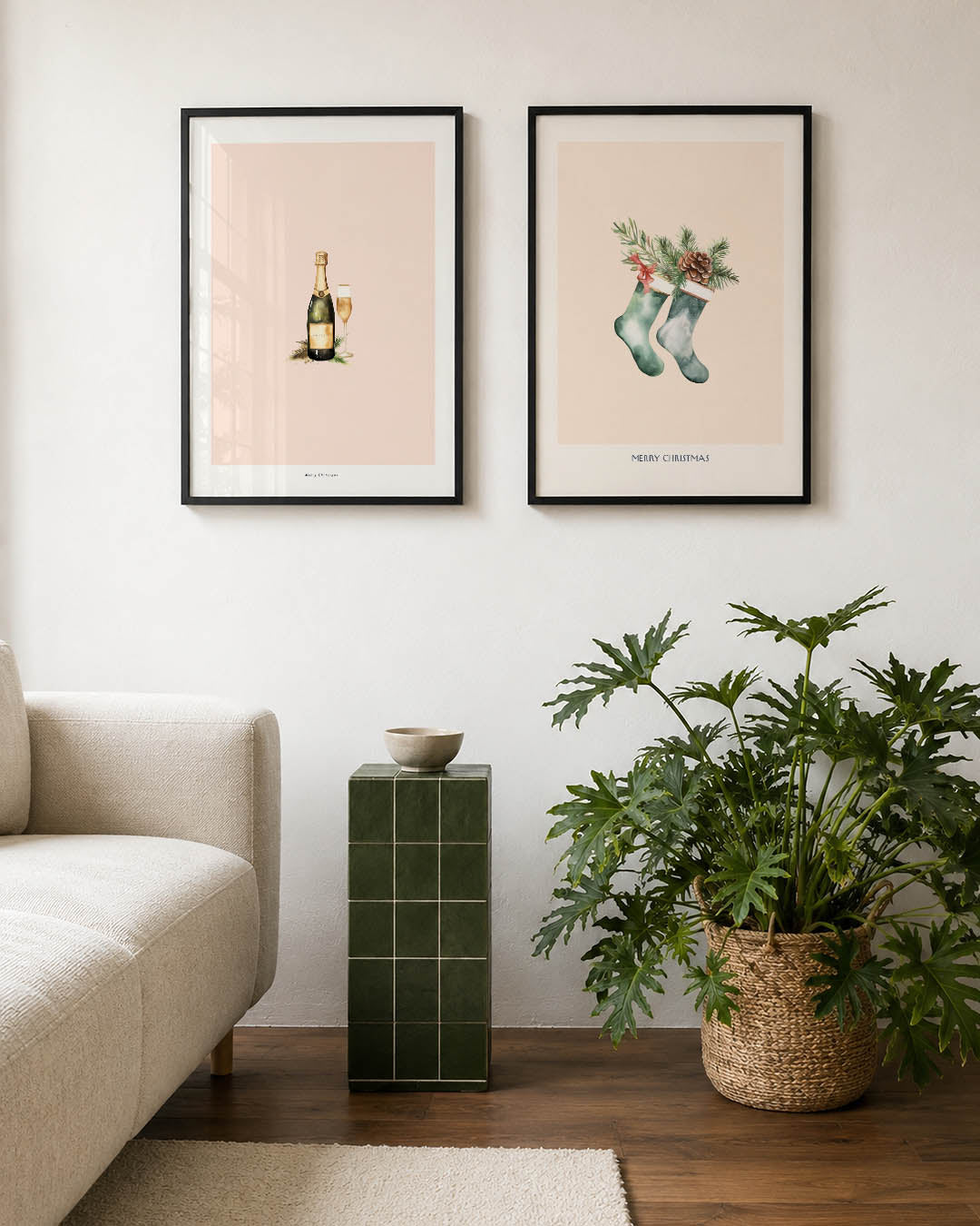Feestelijke bubbels Posterset