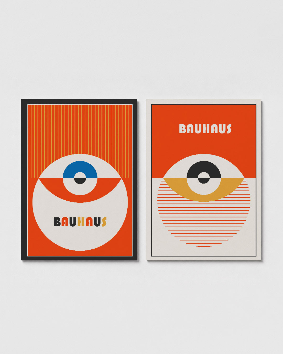 Kleurrijke cirkelcompositie Posterset