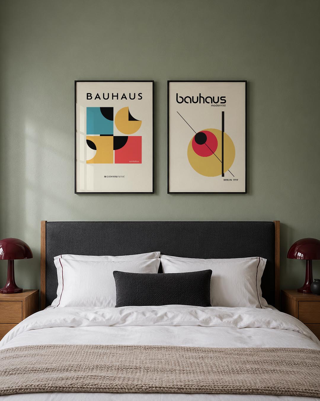 Vorm en kleurenspel Posterset