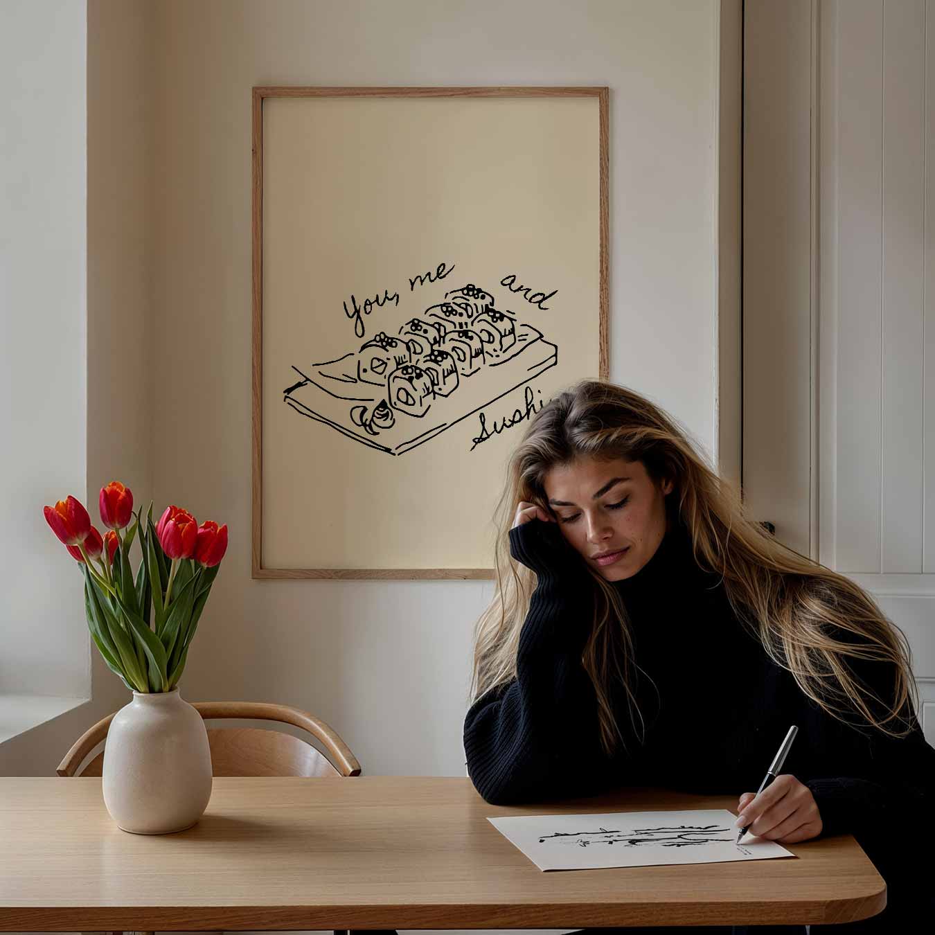 Sushi Liefde Poster-WallArtistic