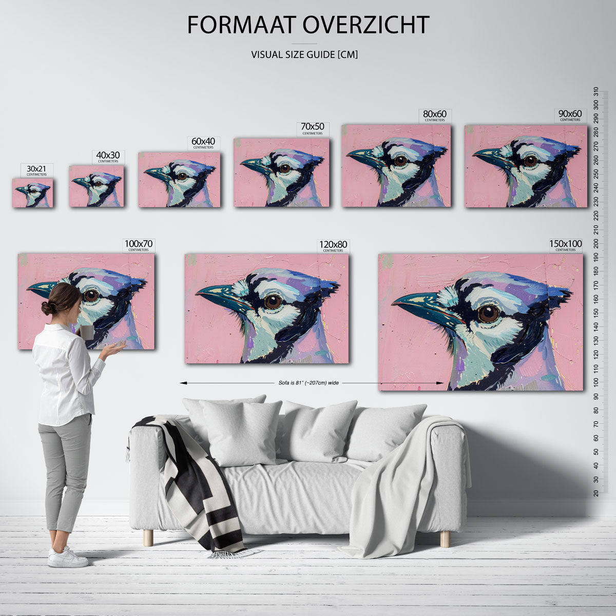Vogelportret Poster